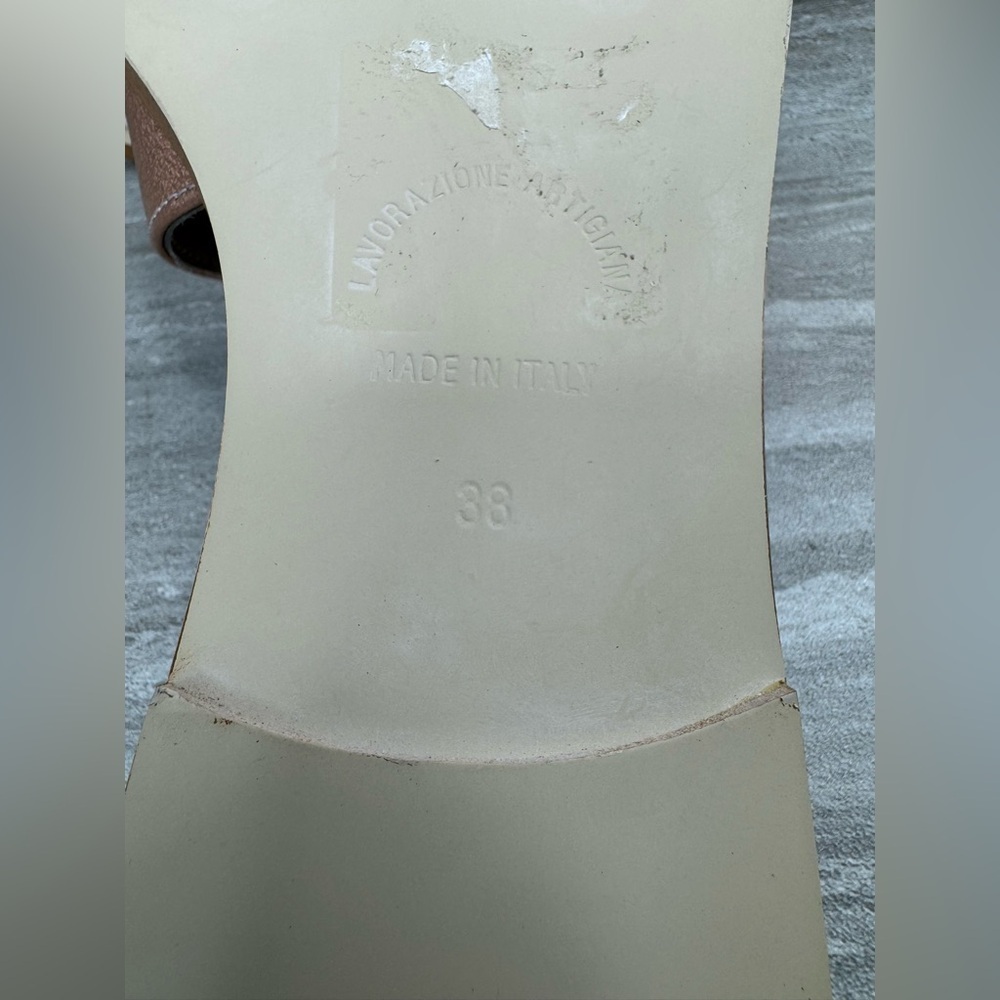 NEW! Valentino by Mario Valentino Bugola Slide Sandal in Copper Womens Size 8 - Picture 11 of 14